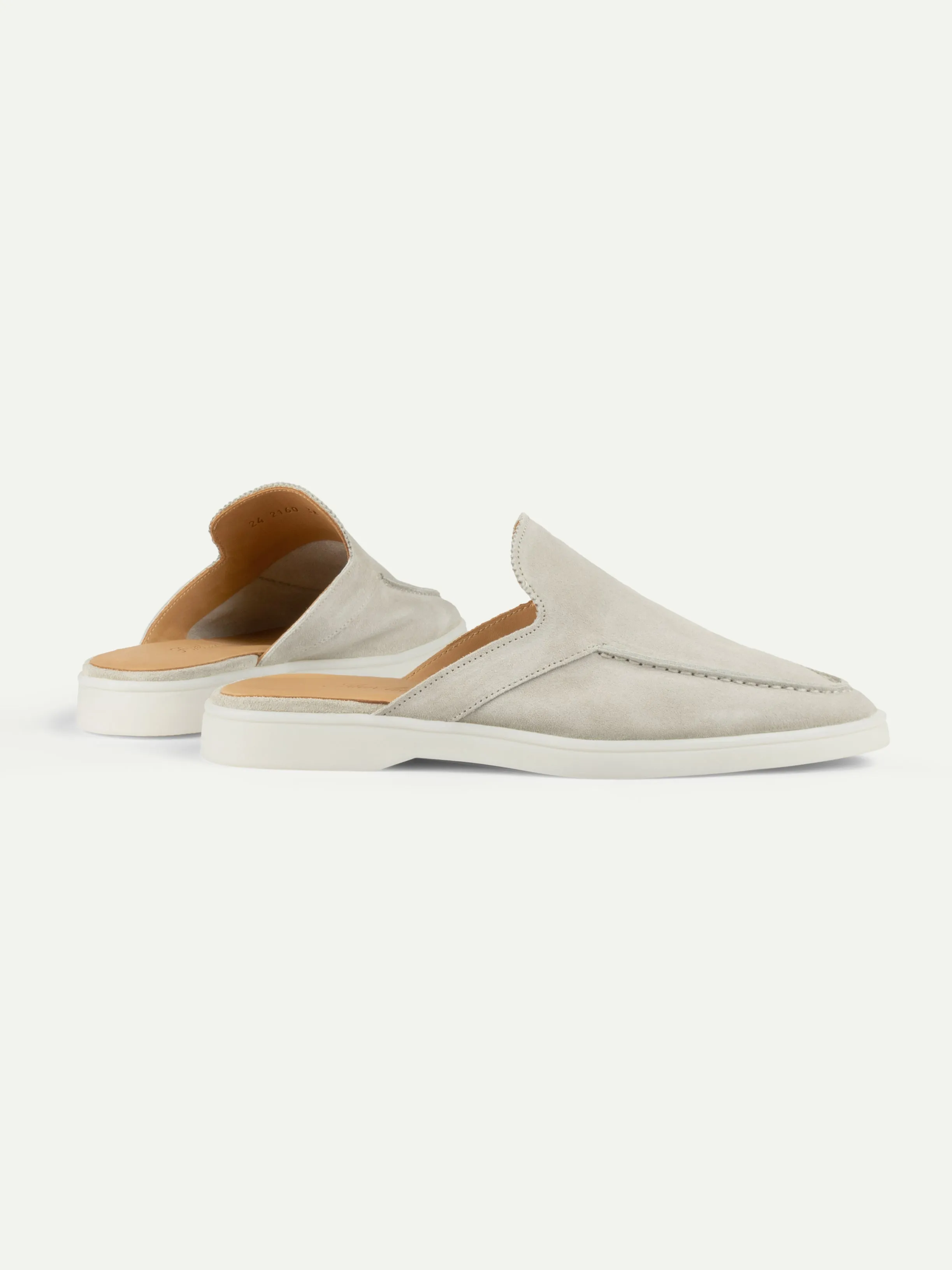 Lady Light Grey Yacht Slipper