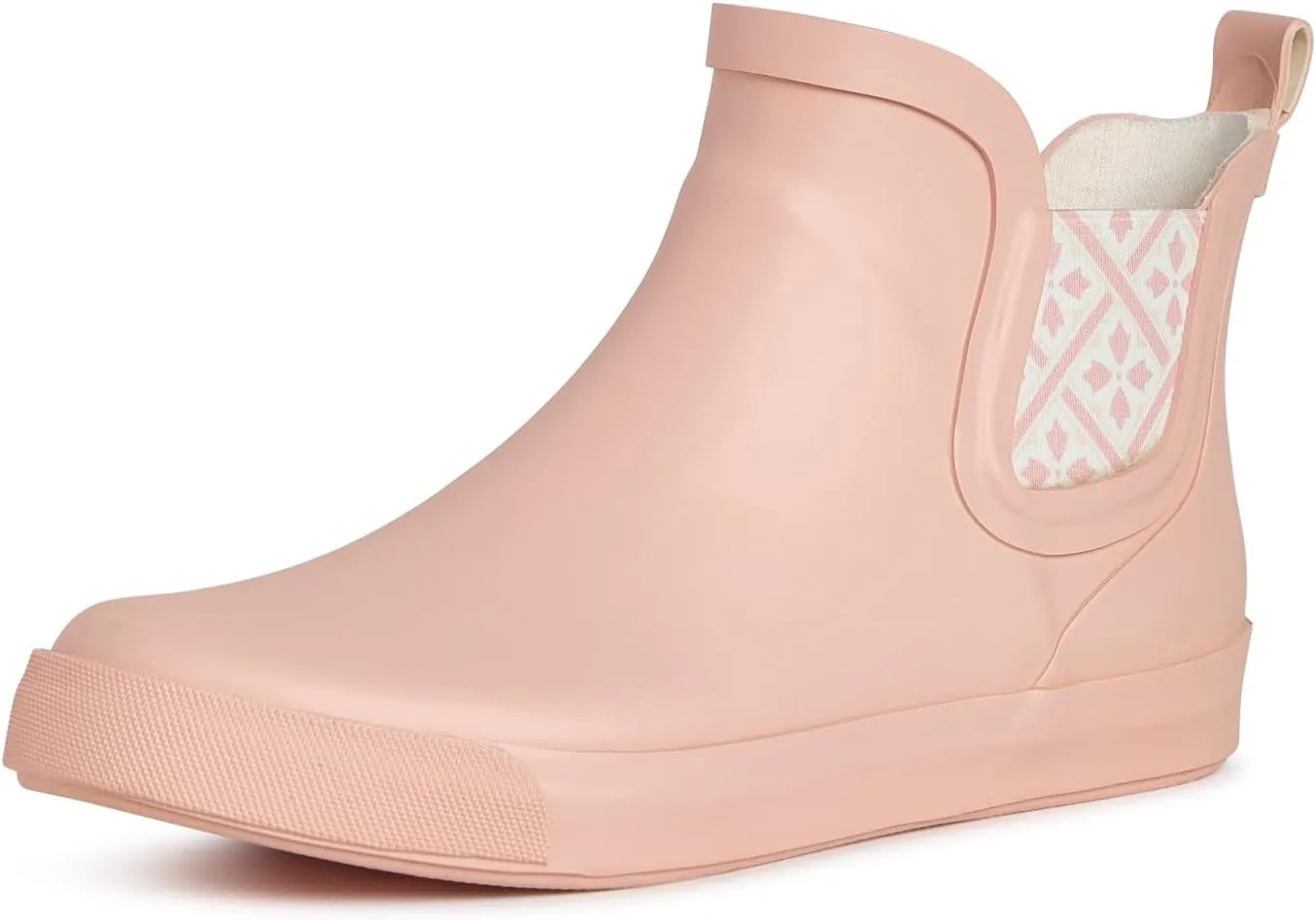 Laura Ashley Women's Rain Boots, Mid Cut Rubber Rain Boots for Women - Waterproof Flat Heeled Ankle Boots for Ladies