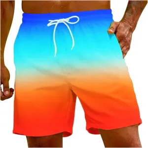 Linen Summer Shorts Men Work Shorts Men's Beach Pants Loose Seven Pants Green Shorts Men Swim Men 6 Inch Mens
