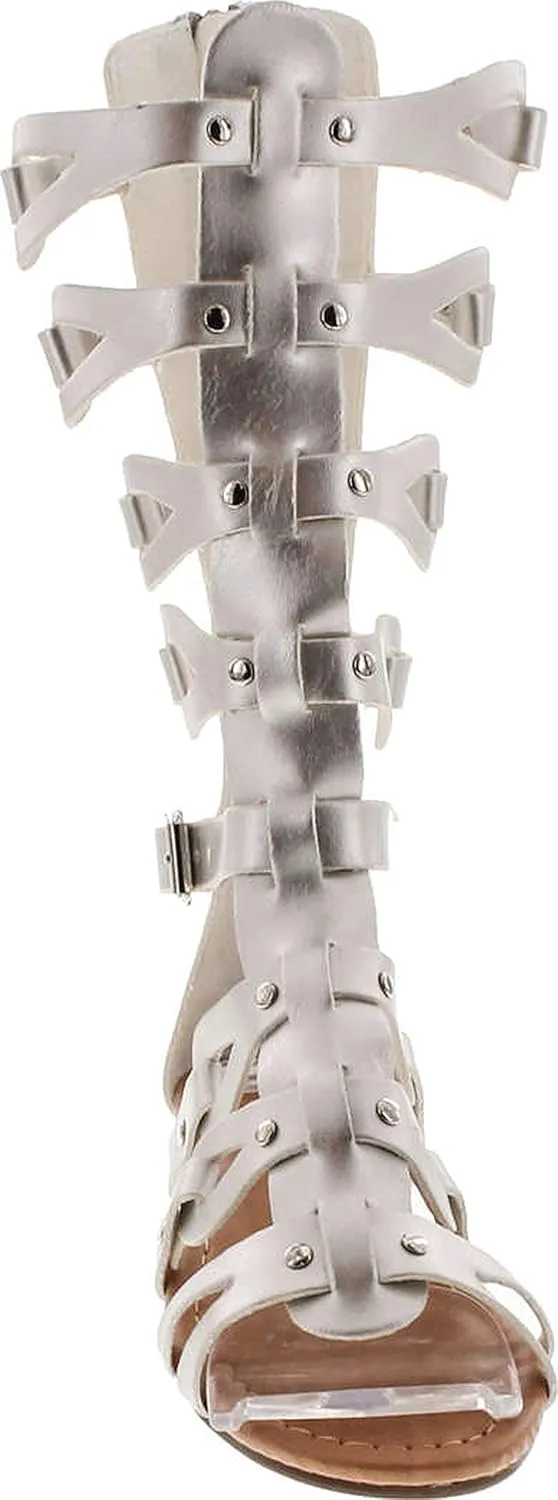 Link Atta 07K Little Girls Strappy Gladiator Comfort Flat Sandals