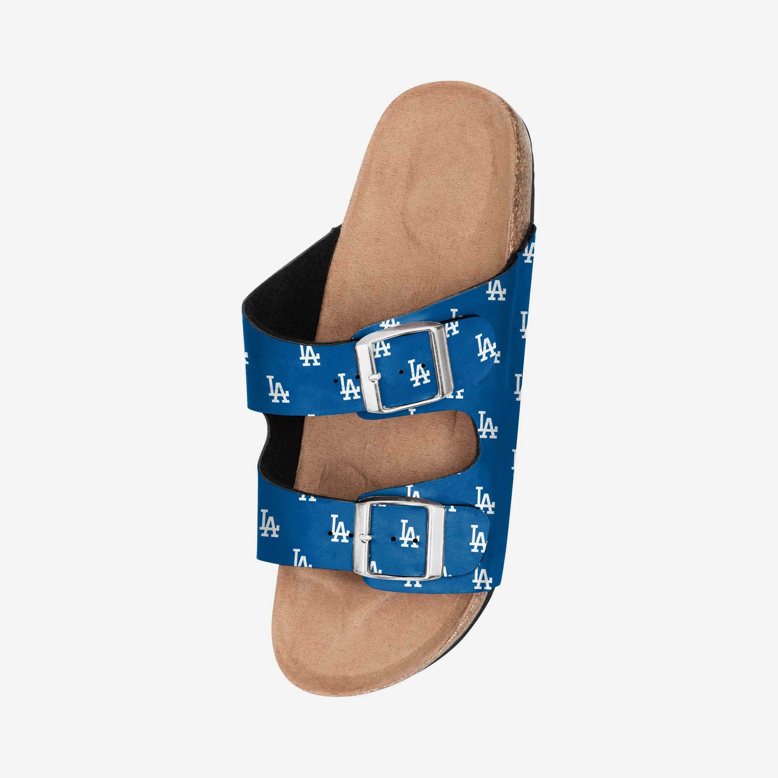 Los Angeles Dodgers Womens Team Logo Double Buckle Sandal