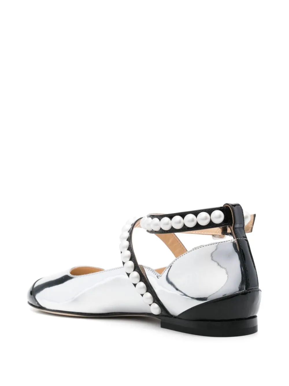 Mach & Mach Flat Shoes Silver