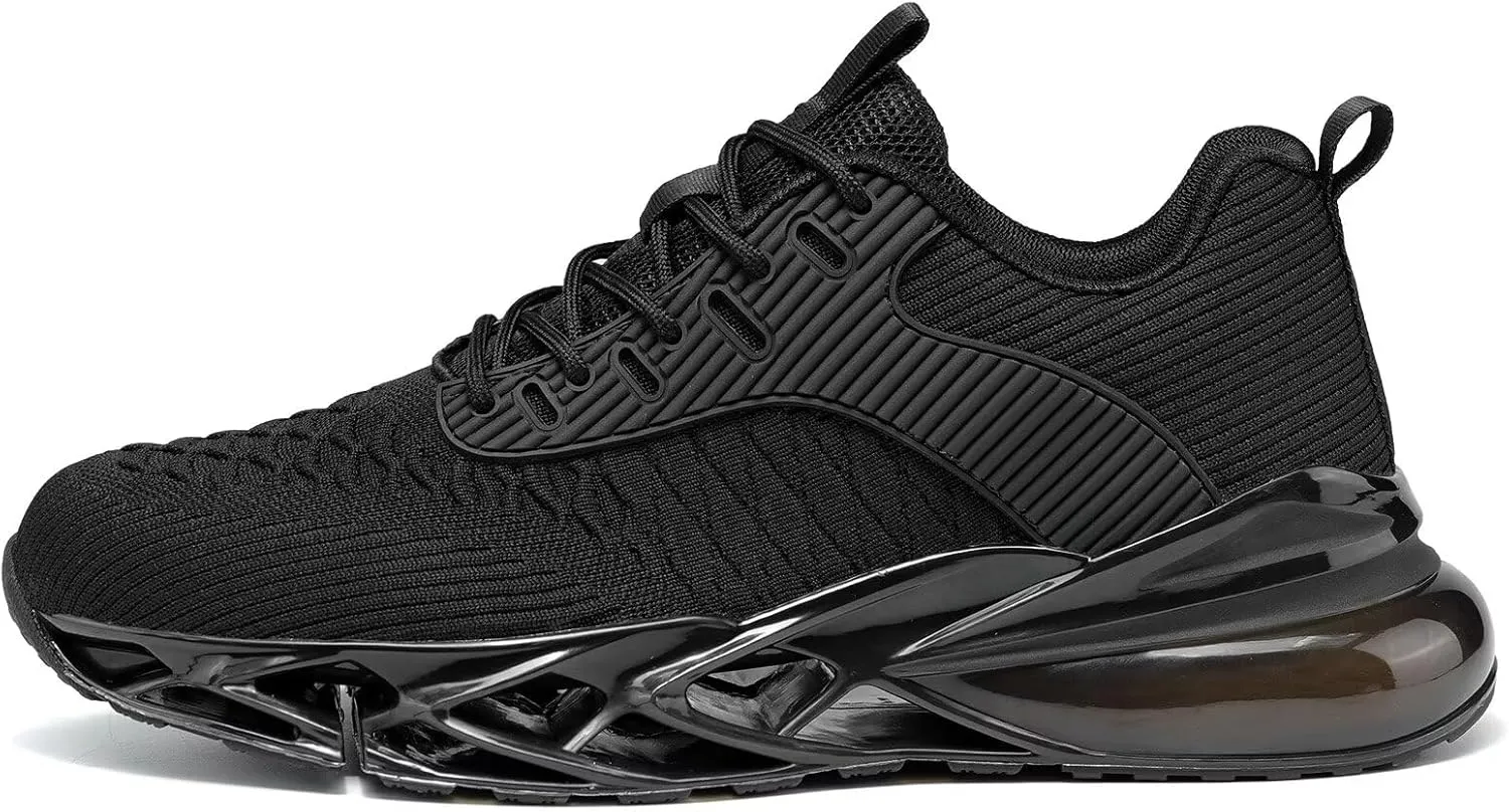Mens Air Fashion Sneakers Blade Running Walking Shoes Comfortable Non Slip Work Sport Athletic Tennis Shoes