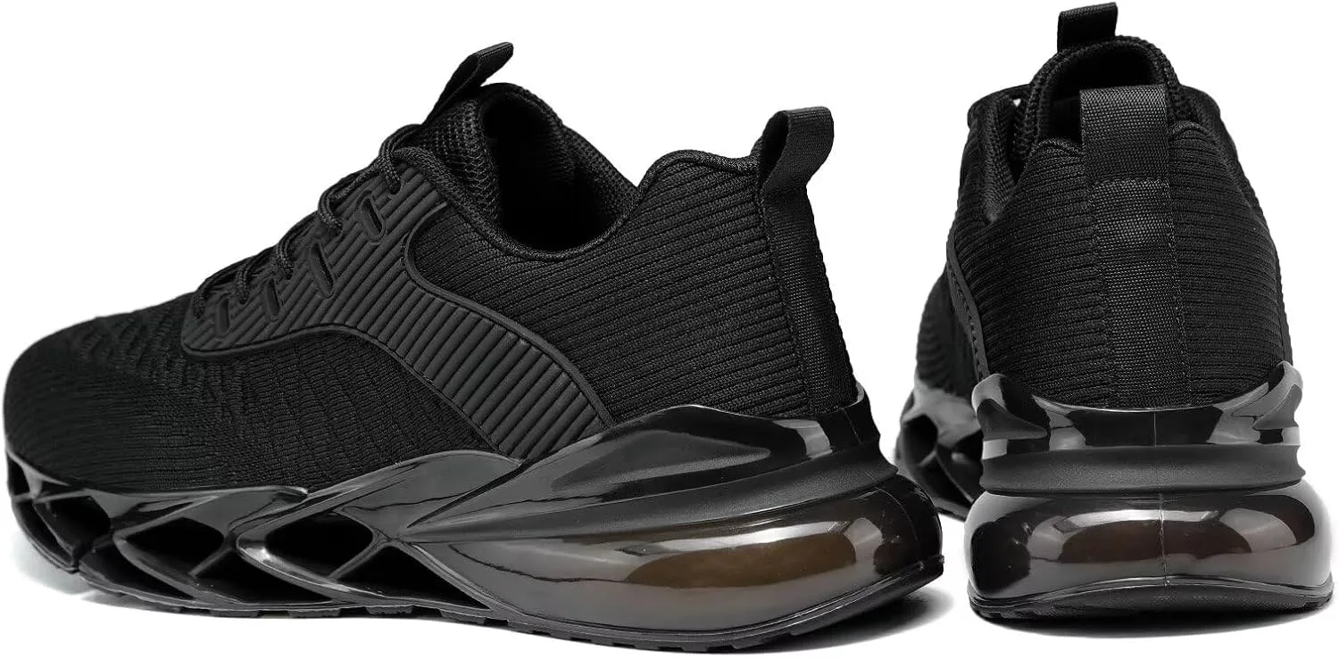 Mens Air Fashion Sneakers Blade Running Walking Shoes Comfortable Non Slip Work Sport Athletic Tennis Shoes
