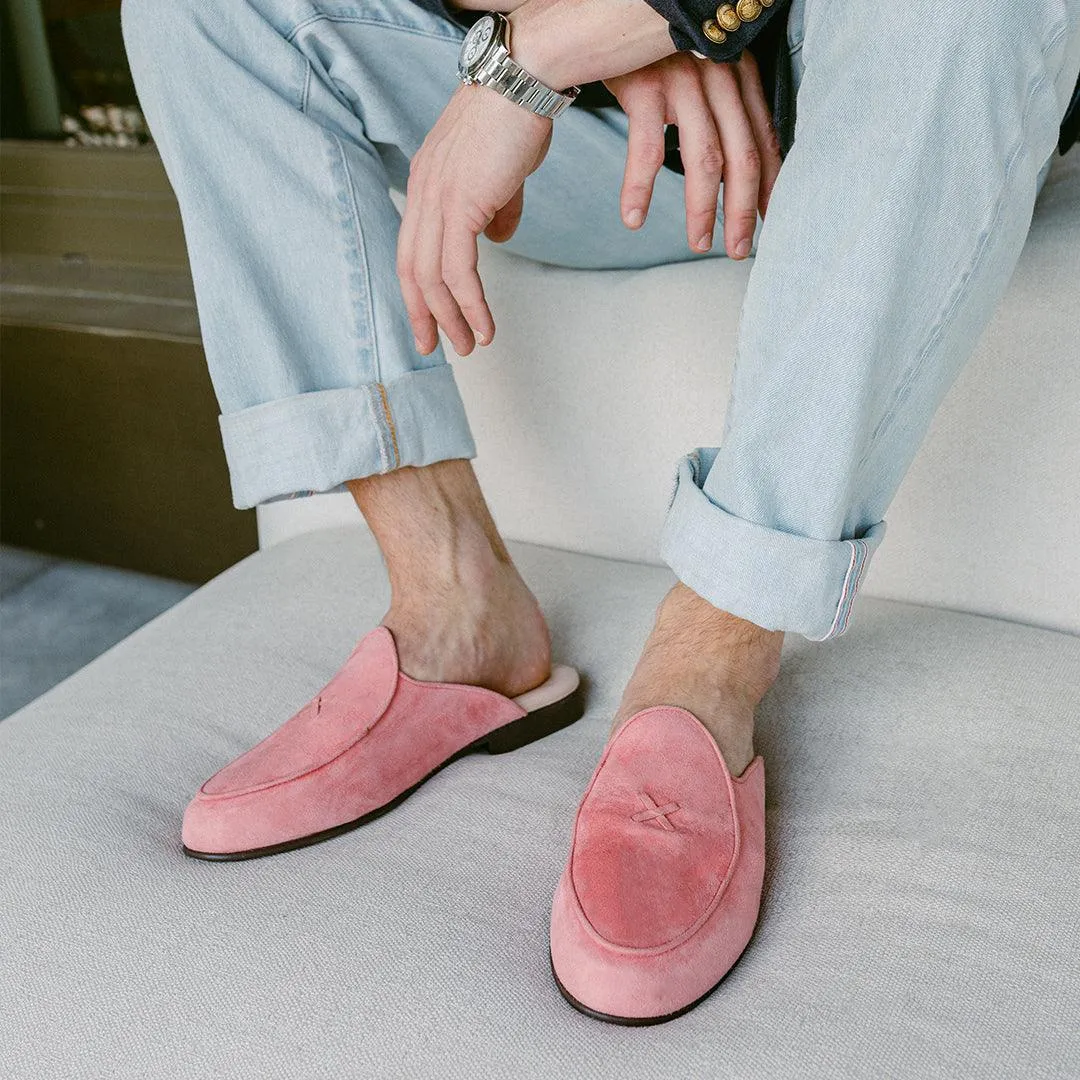 Men's Begonia Suede Milano Mule From Del Toro Shoes