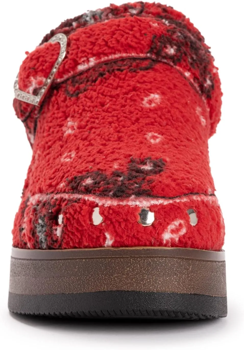 MUK LUKS Women's Spain Aragon Heeled Mule Shoes