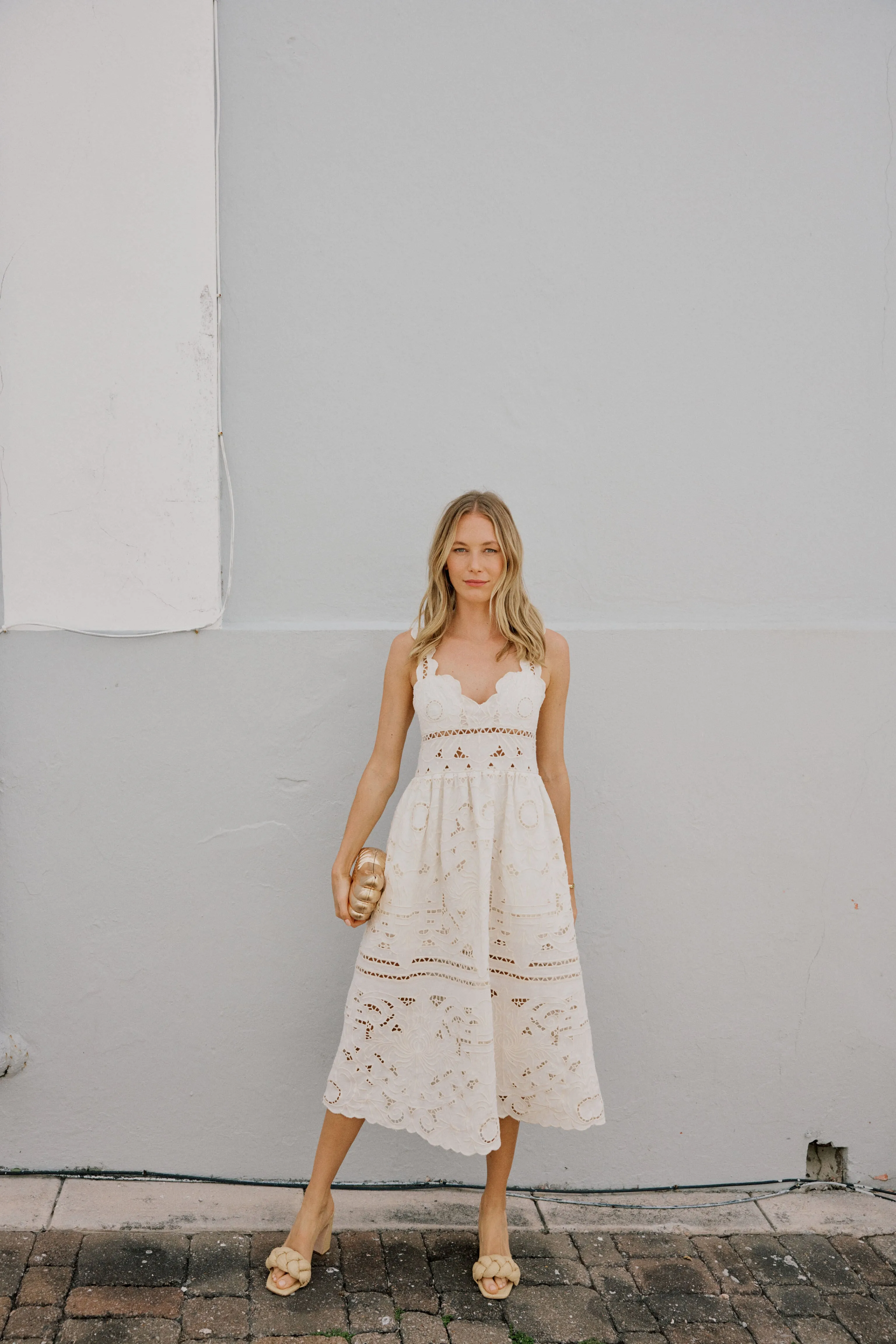 Natural Straw Freya Curved Heel Mule