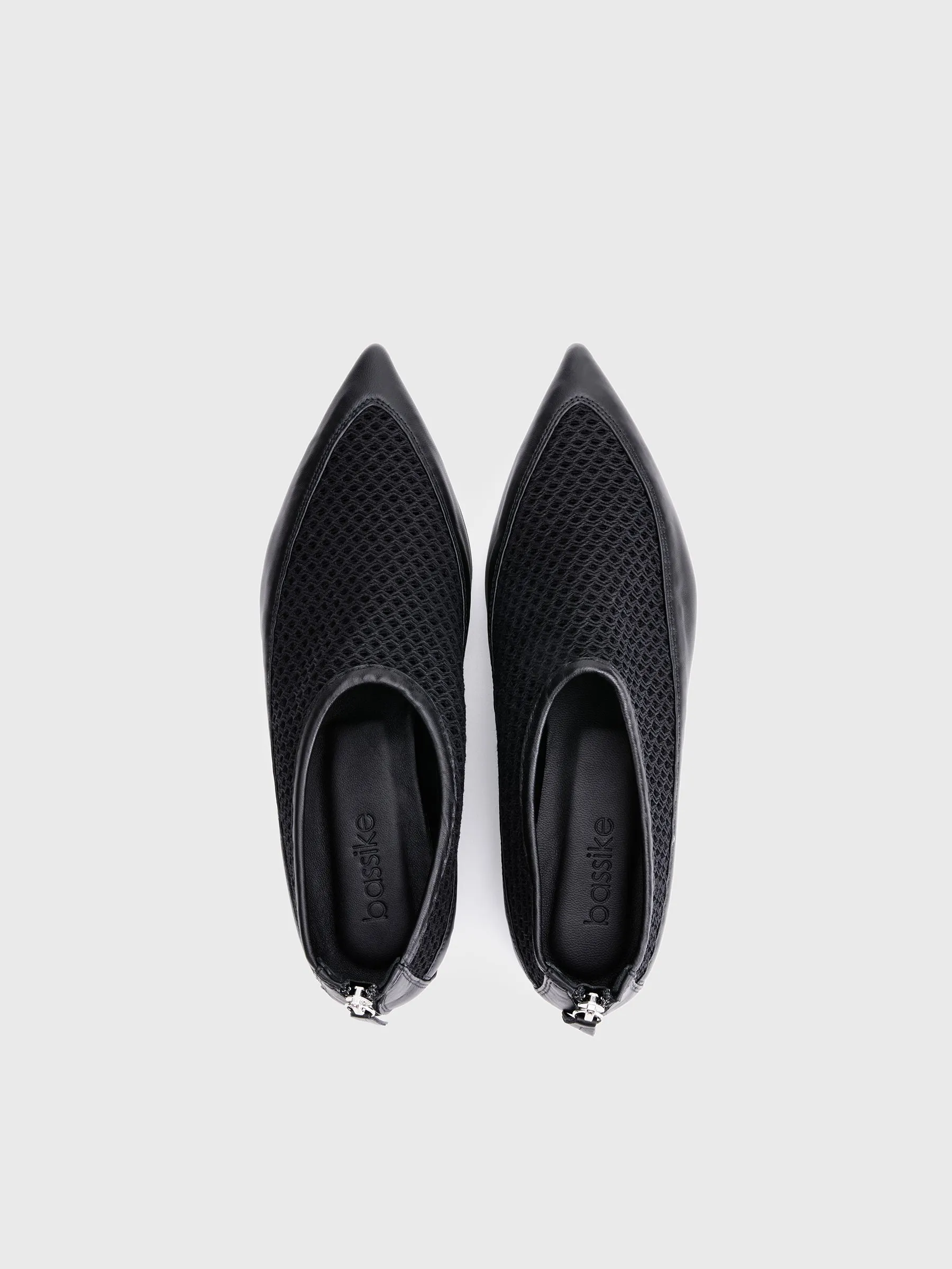 Net Point Toe Ballerina