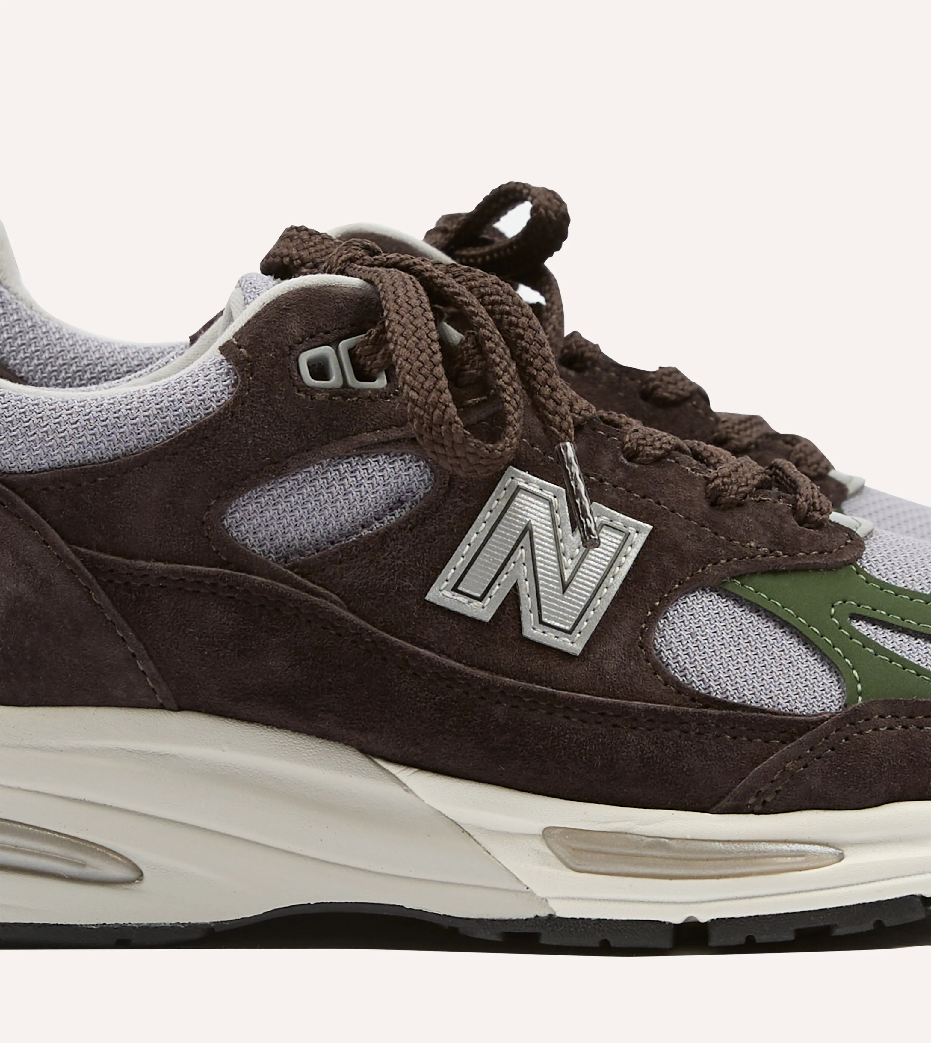 New Balance Brown 'Essentially Offbeat' Made in UK 991v2 Trainers