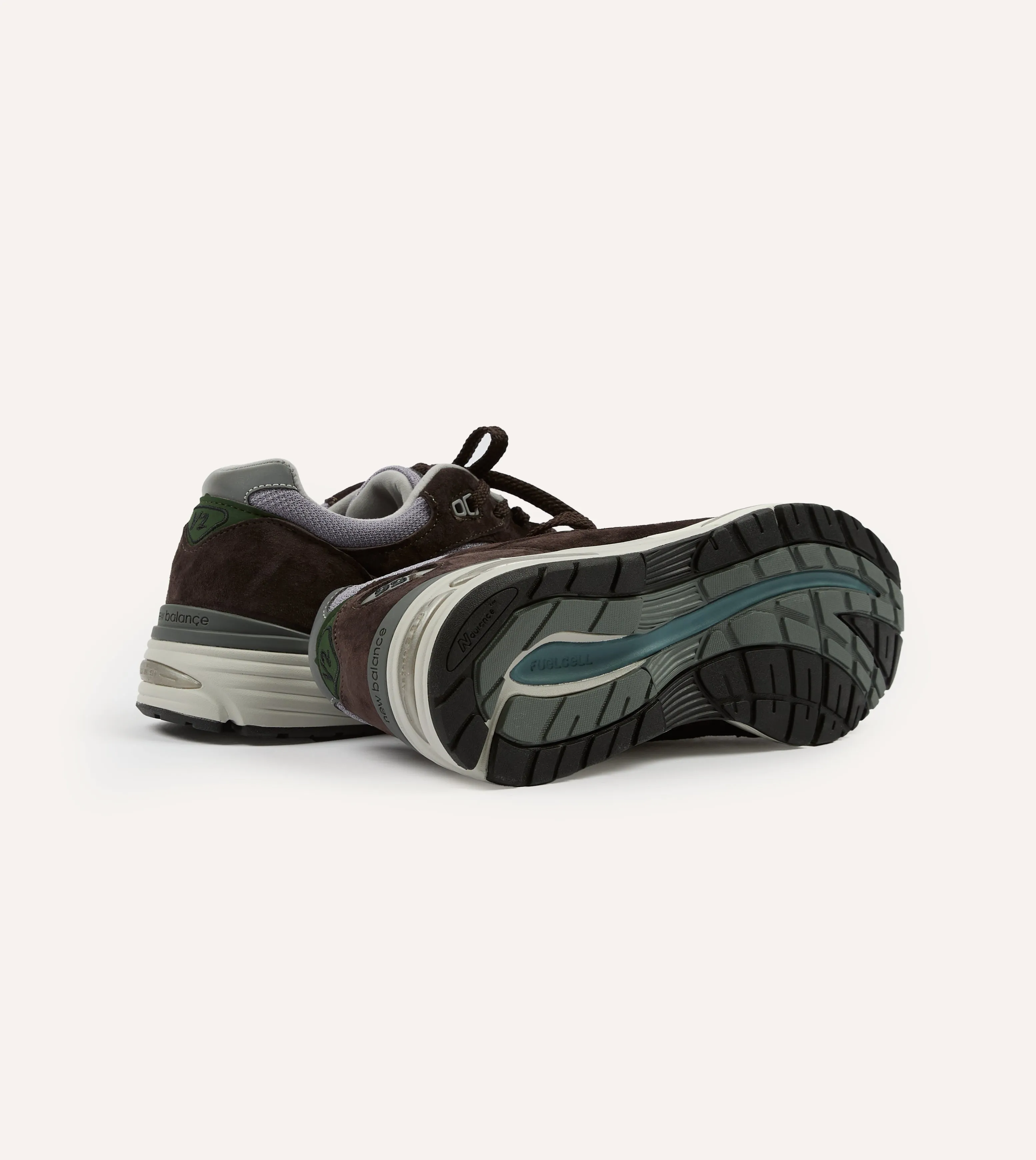 New Balance Brown 'Essentially Offbeat' Made in UK 991v2 Trainers