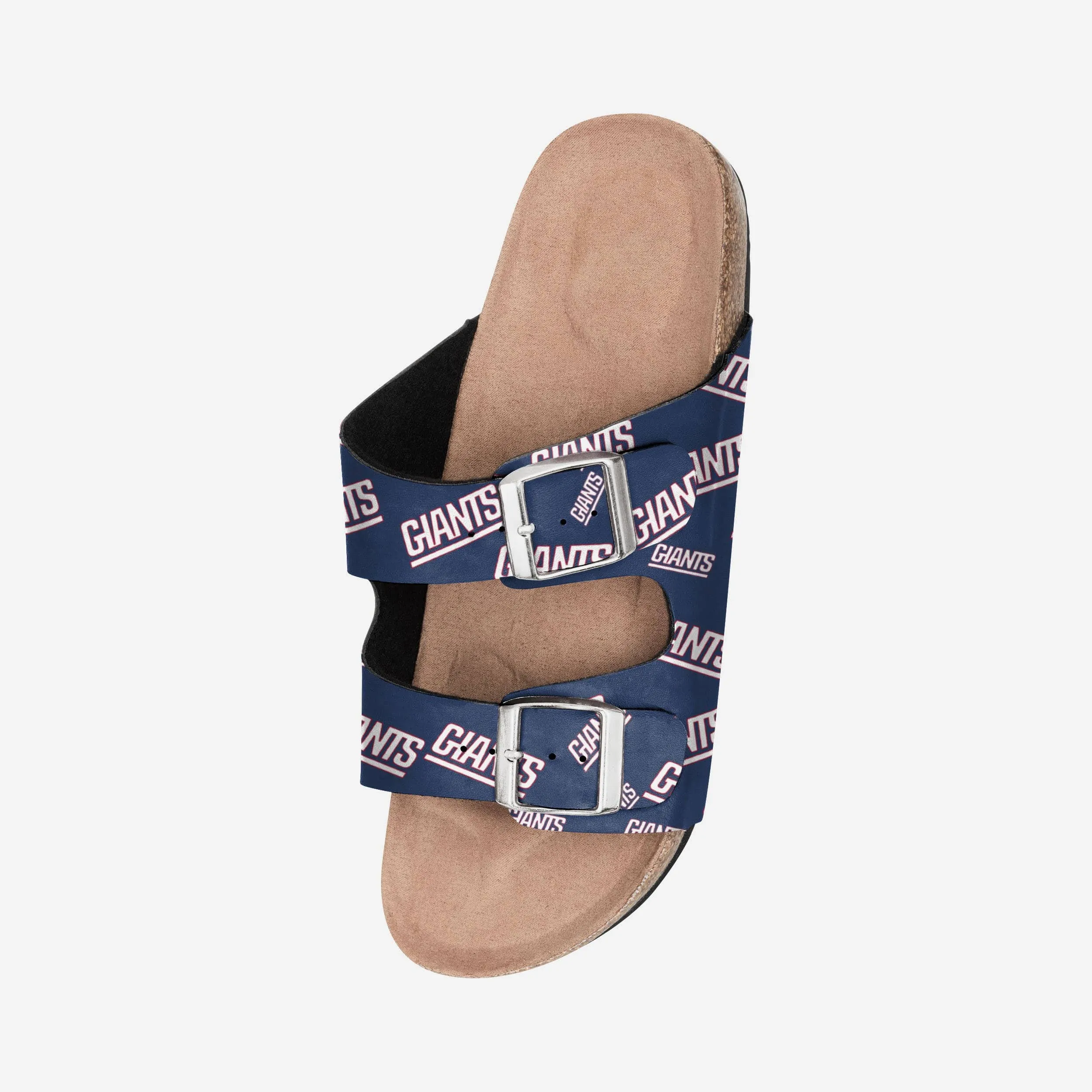 New York Giants Womens Mini Print Double Buckle Sandal