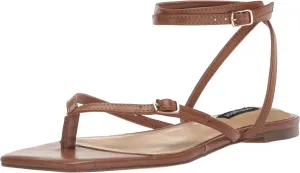 Nine West Women's Nelson Ankle Wrap Flat Sandal