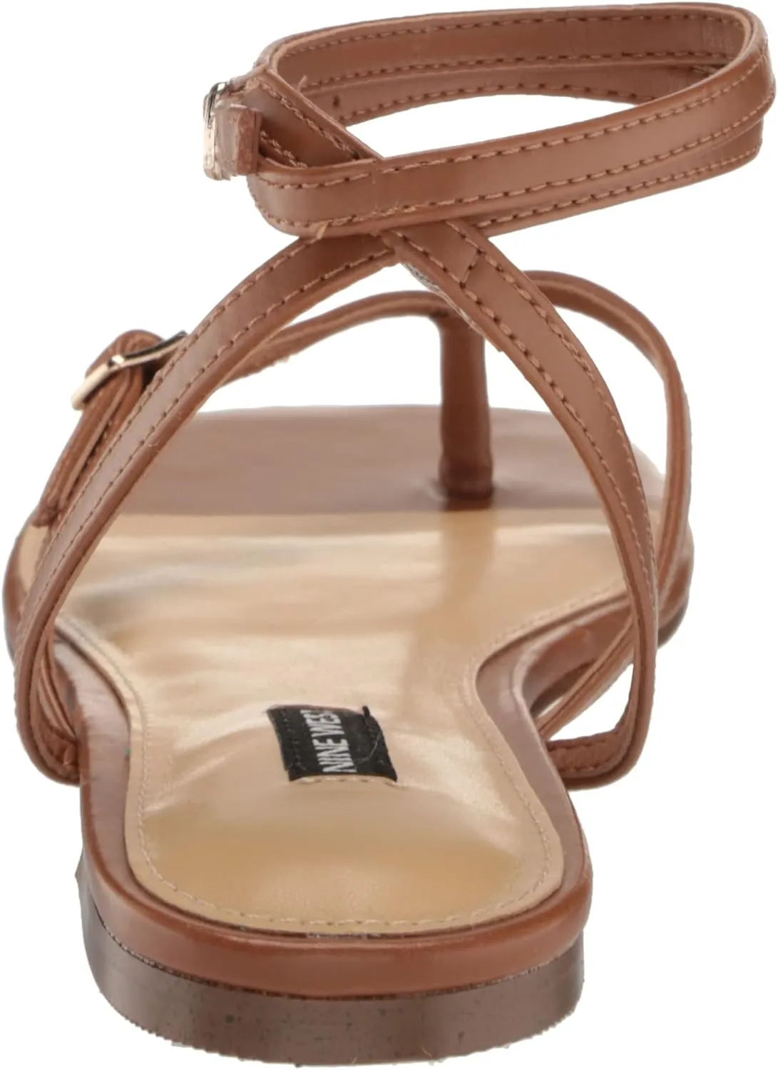 Nine West Women's Nelson Ankle Wrap Flat Sandal