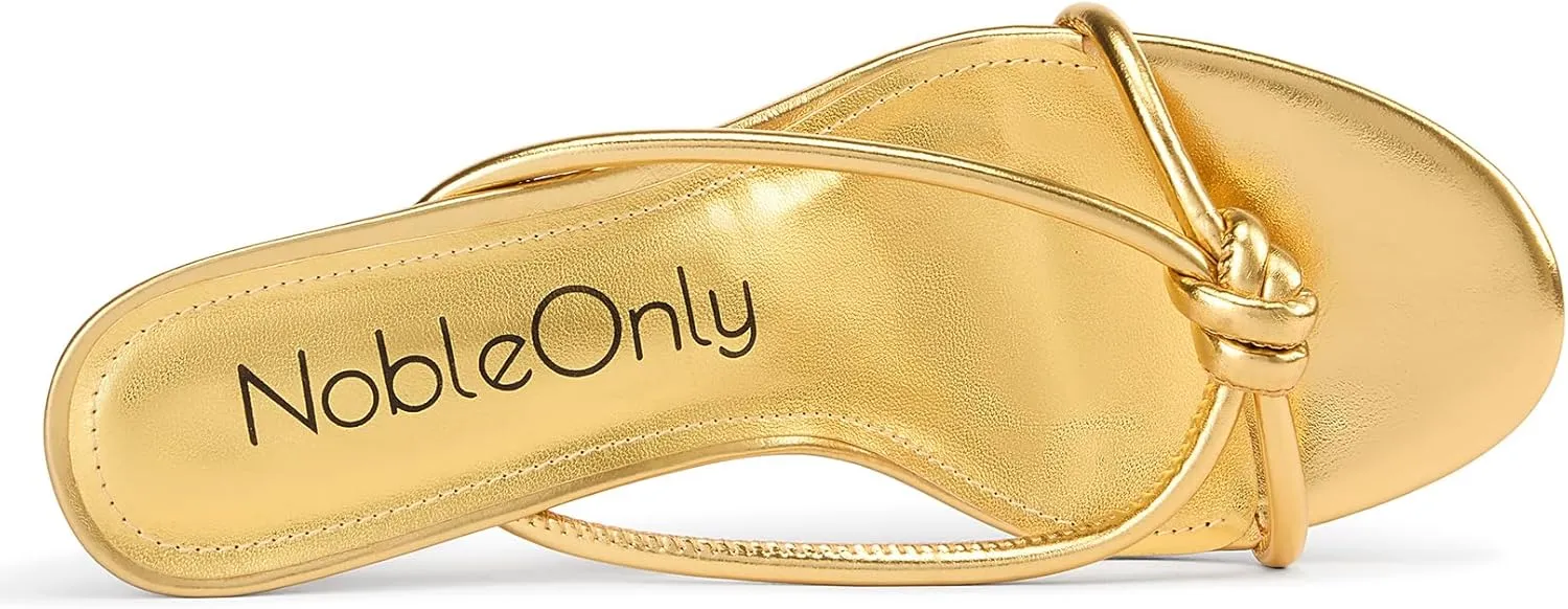 NobleOnly Women's Black Kitten Heel Mule Sandals, 2.4 Inches, Open Toe, Slip On, Party, Prom, Wedding, Evening, Classic Style