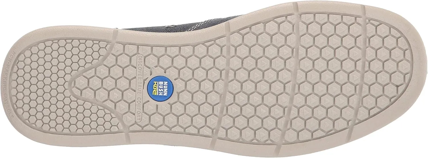 Nunn Bush Men's Kore Tour Canvas Plain Toe Slip-on Athletic Style Sneaker Loafer