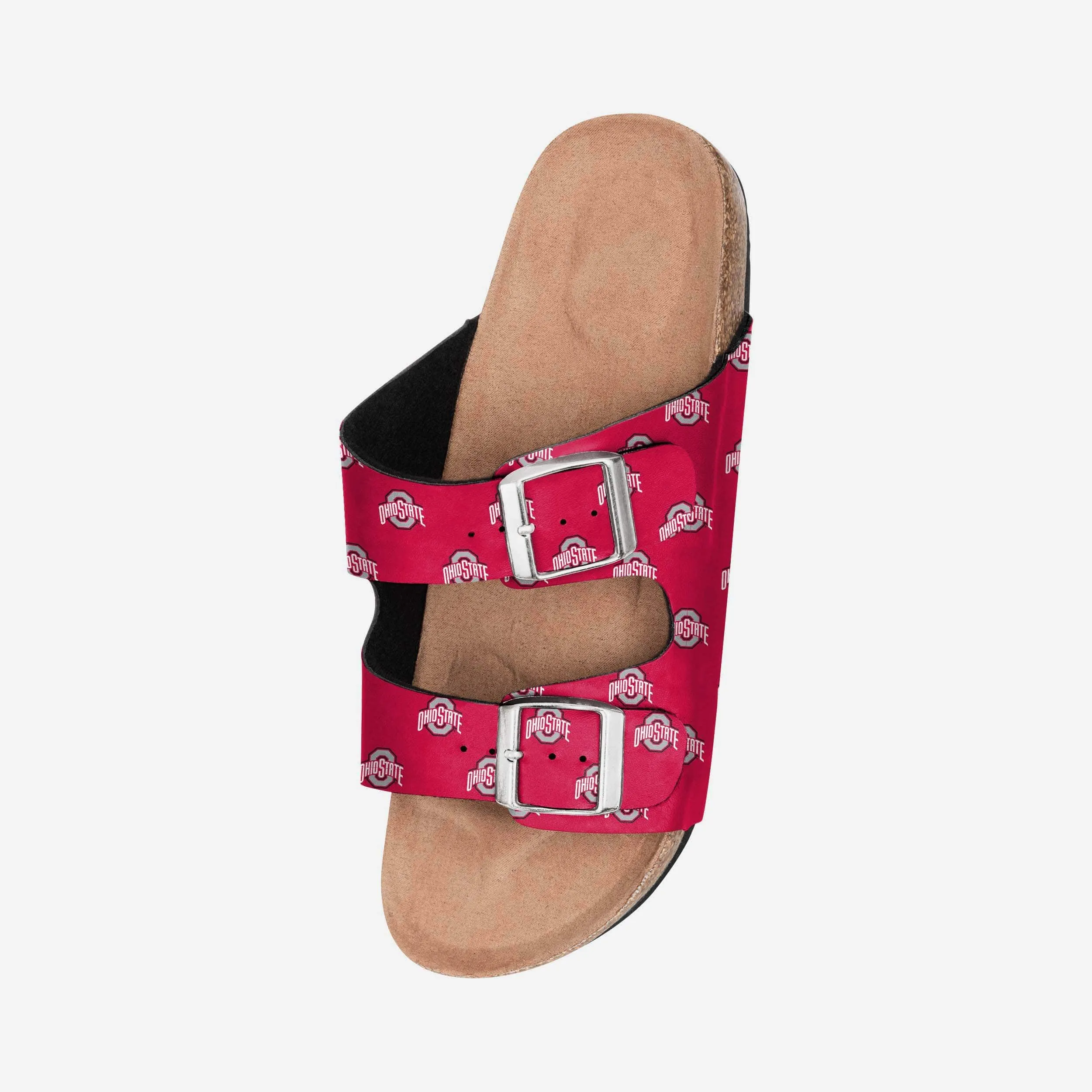 Ohio State Buckeyes Womens Team Logo Double Buckle Sandal