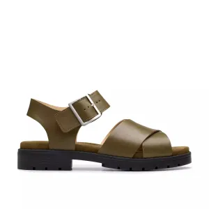 'Orinoco Cross' women's sandal - Green