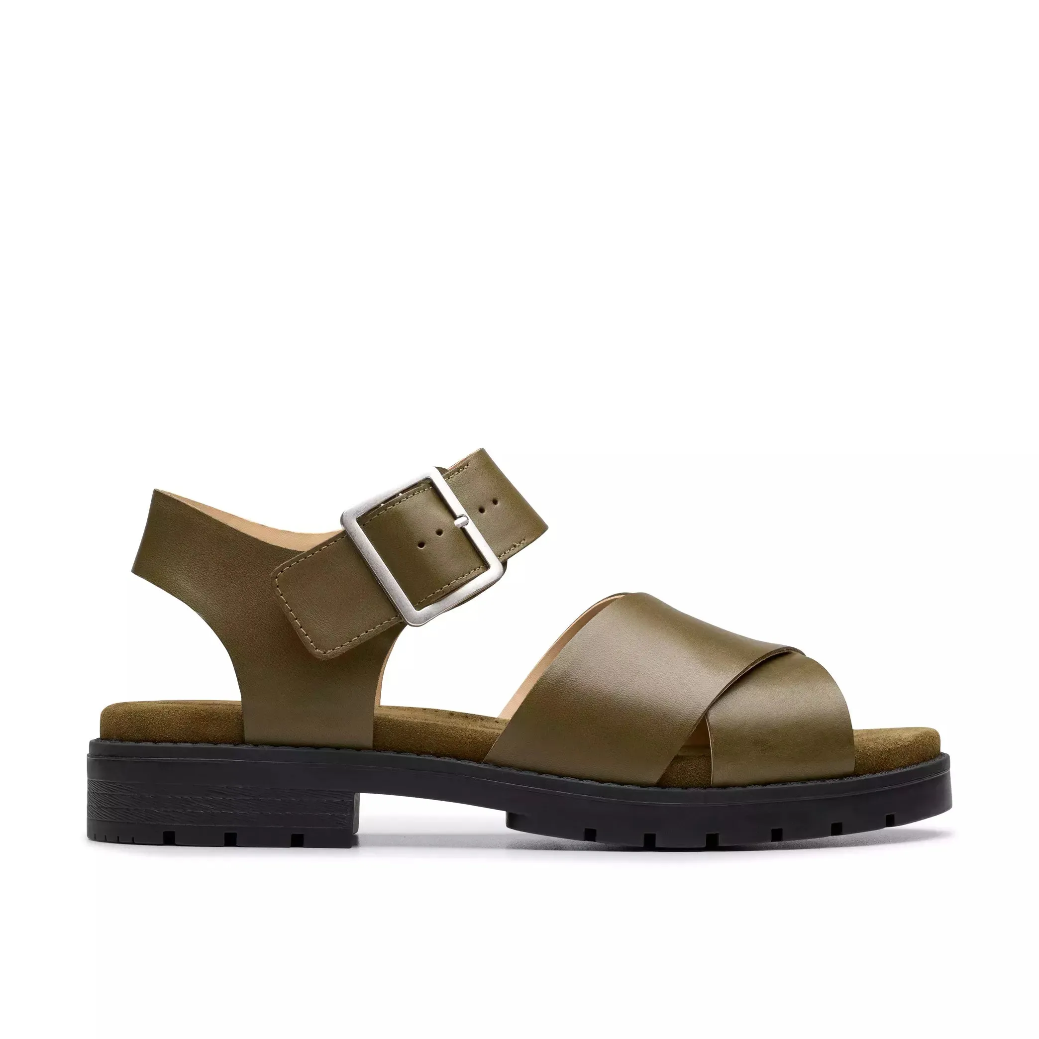 'Orinoco Cross' women's sandal - Green