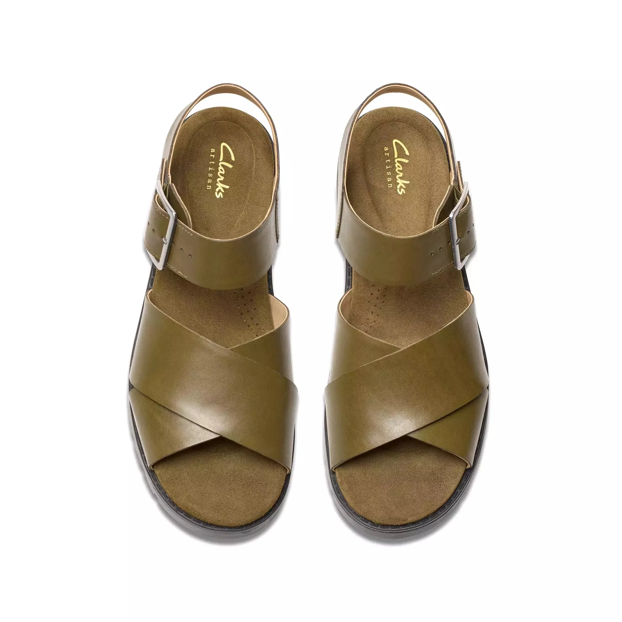 'Orinoco Cross' women's sandal - Green