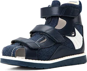 Orthopedic Sandals for Kids High Back Ankle Support 2021 New Summer Corrective Shoes Flat Foot X-legs Care