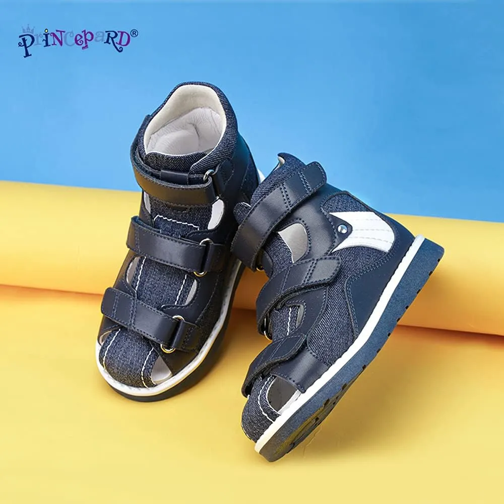 Orthopedic Sandals for Kids High Back Ankle Support 2021 New Summer Corrective Shoes Flat Foot X-legs Care
