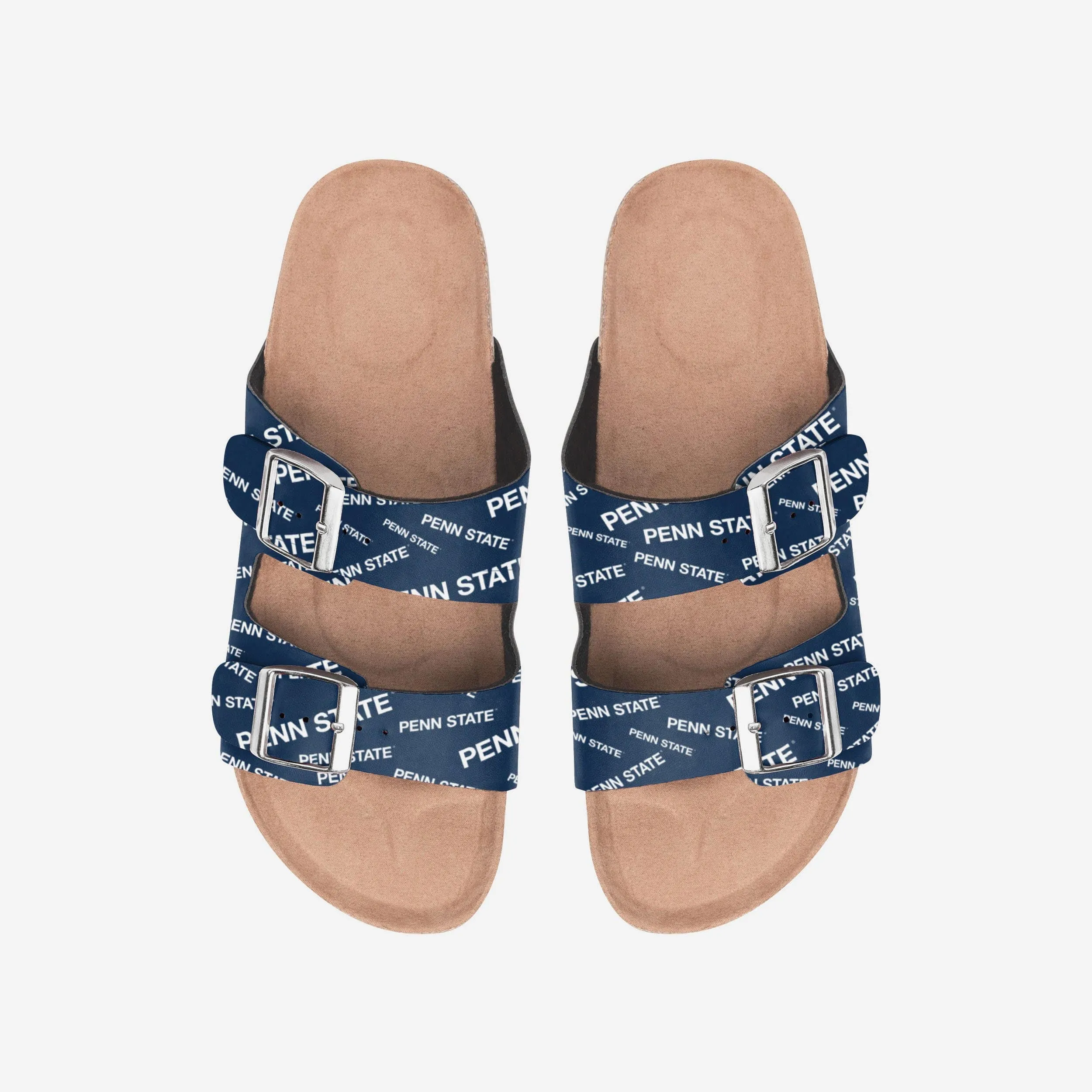 Penn State Nittany Lions Womens Mini Print Double Buckle Sandal