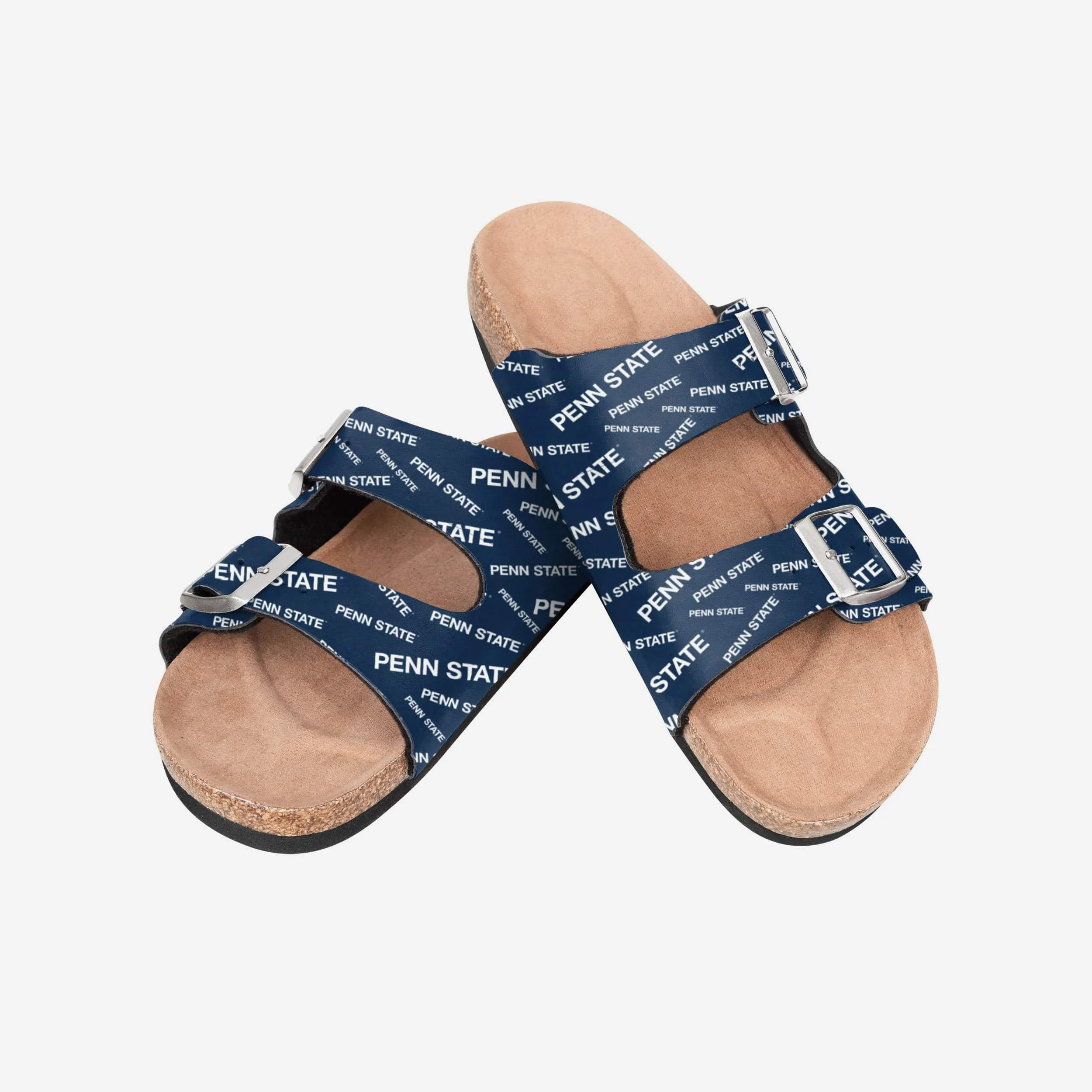 Penn State Nittany Lions Womens Mini Print Double Buckle Sandal