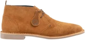 POPPS VESPA Unisex Mens Womens 100% Real Suede Leather Lace up Ankle Desert Smart Casual Boots