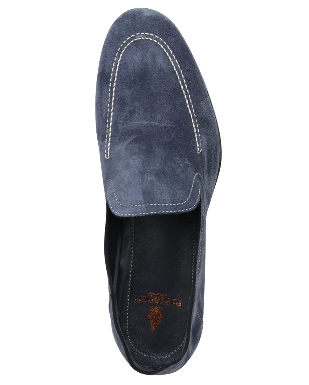 Positano Suede Loafer in Denim