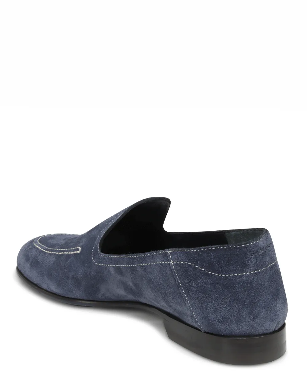 Positano Suede Loafer in Denim