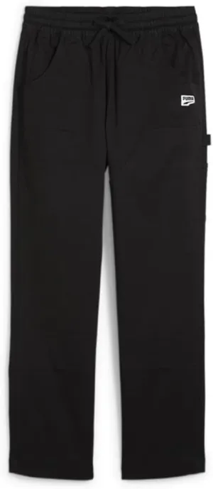 PUMA Mens Downtown Double Knee Pants Casual Comfort Technology - Black - Size M