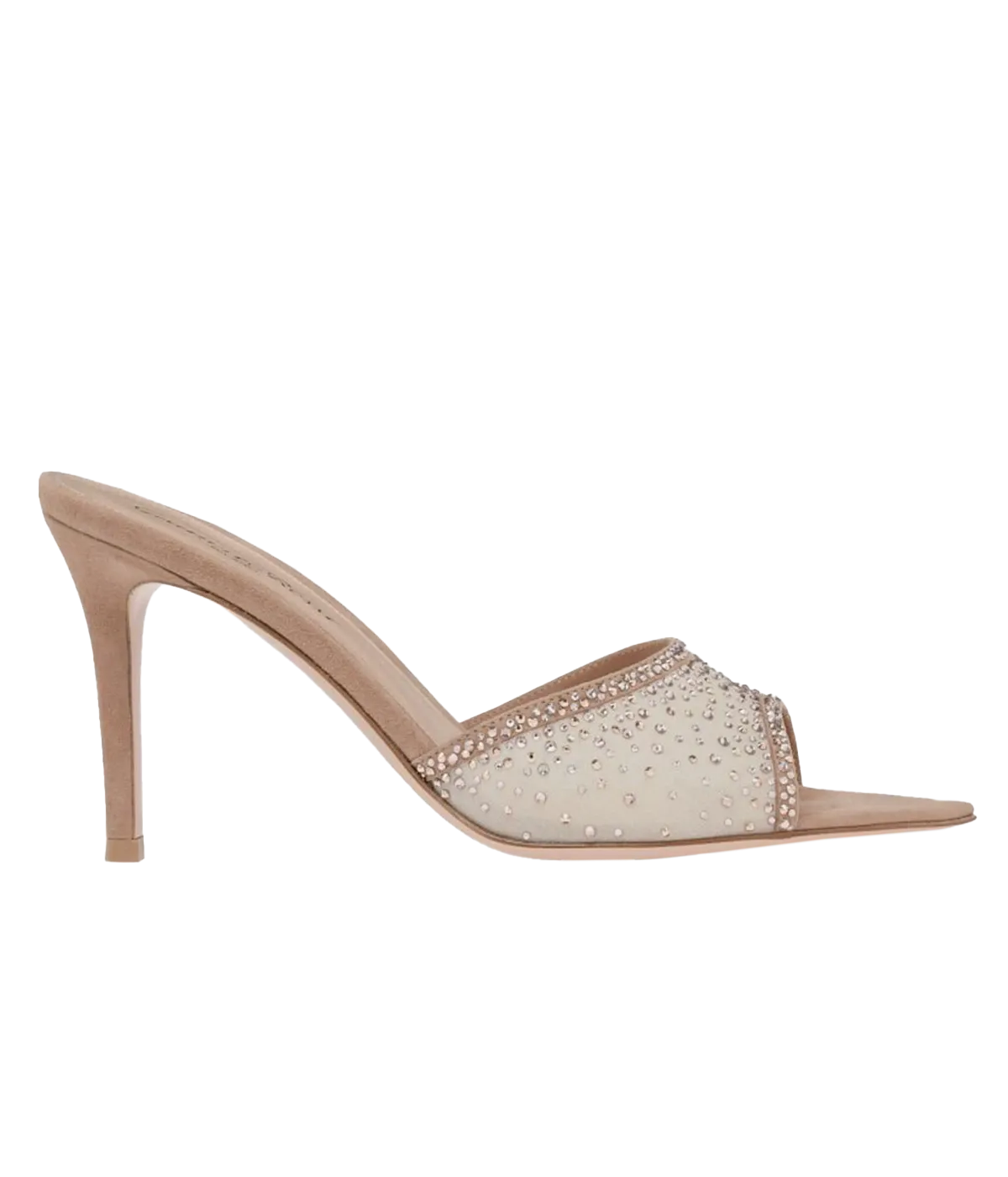 Rania 85 Mule in Sugar Nude