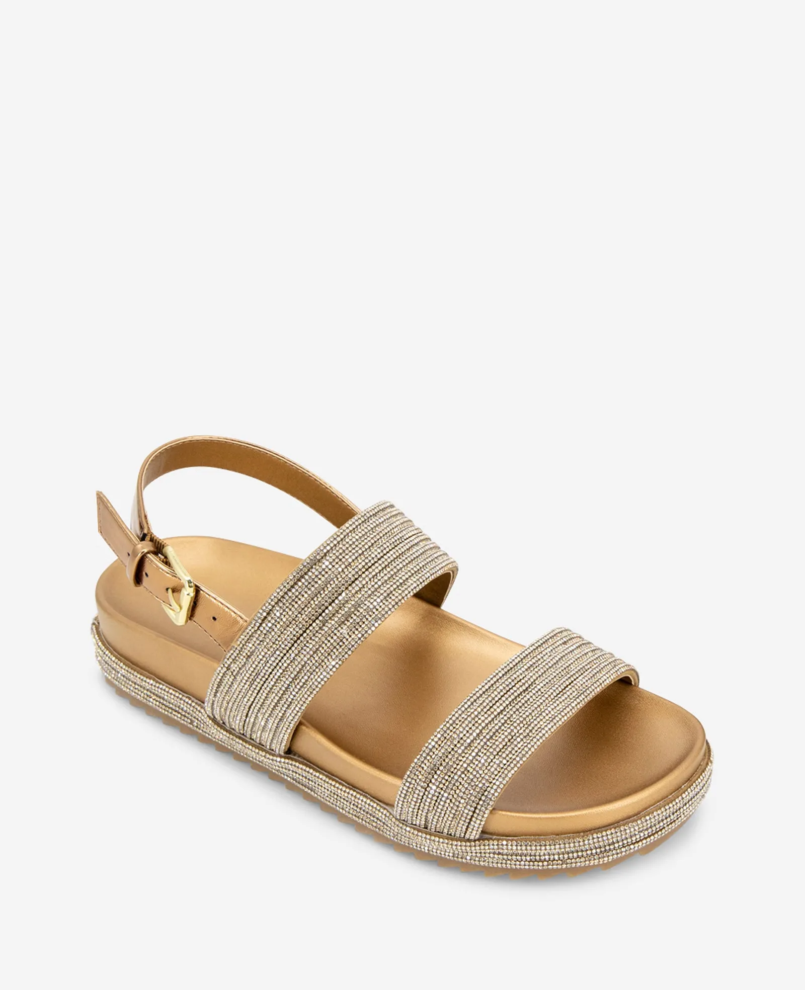 REACTION - Debra Two Band Crystal Sandal