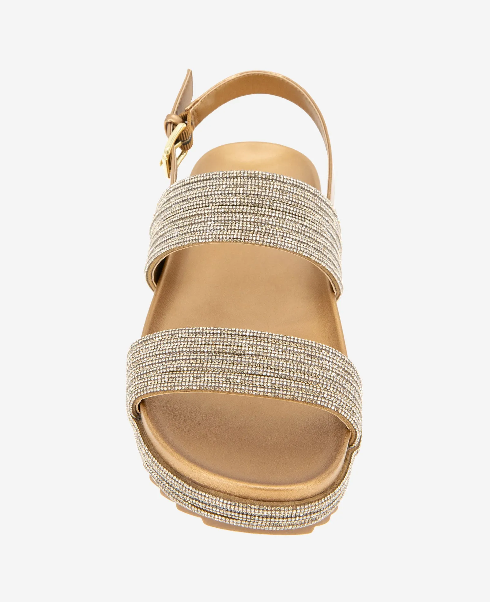 REACTION - Debra Two Band Crystal Sandal
