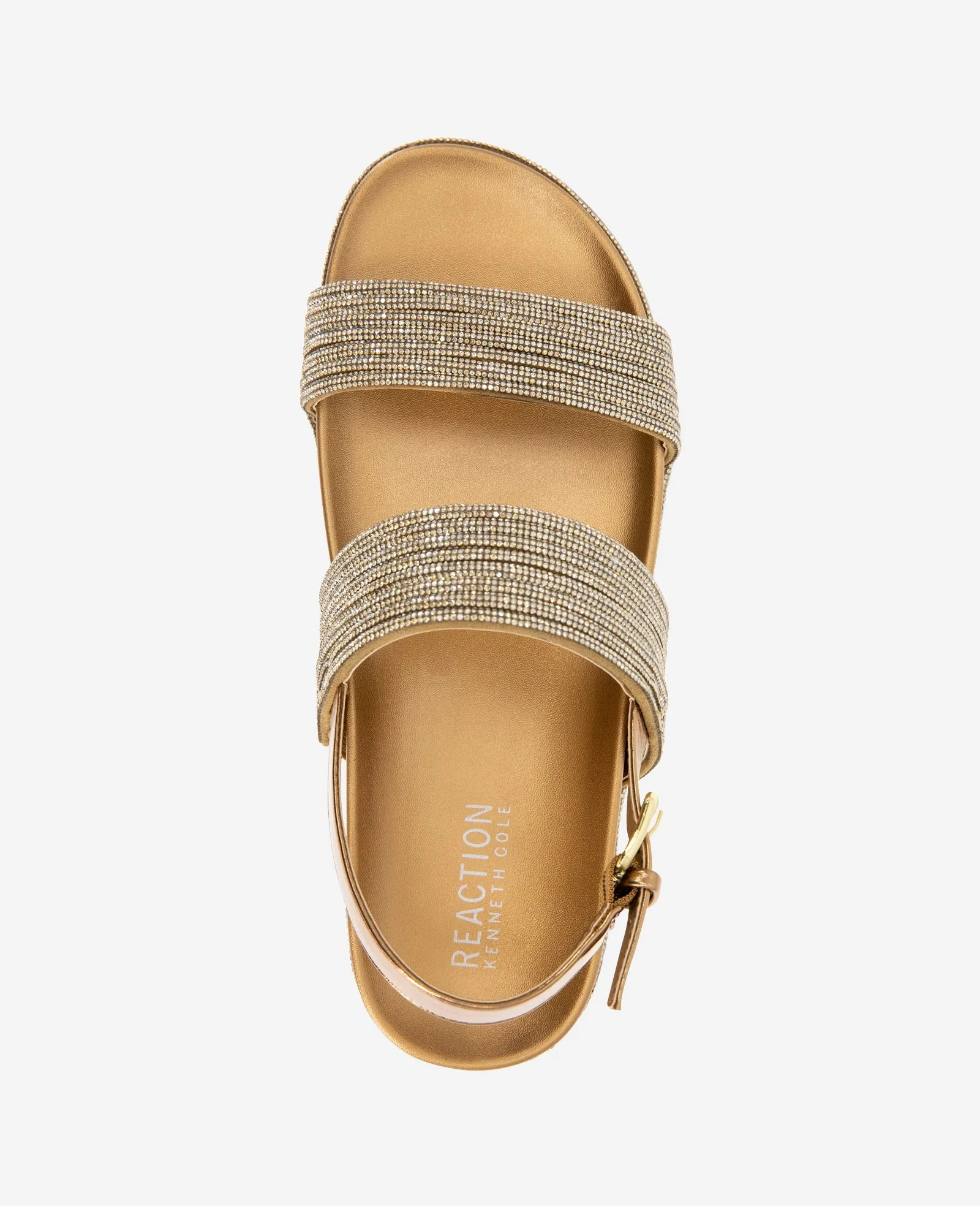 REACTION - Debra Two Band Crystal Sandal
