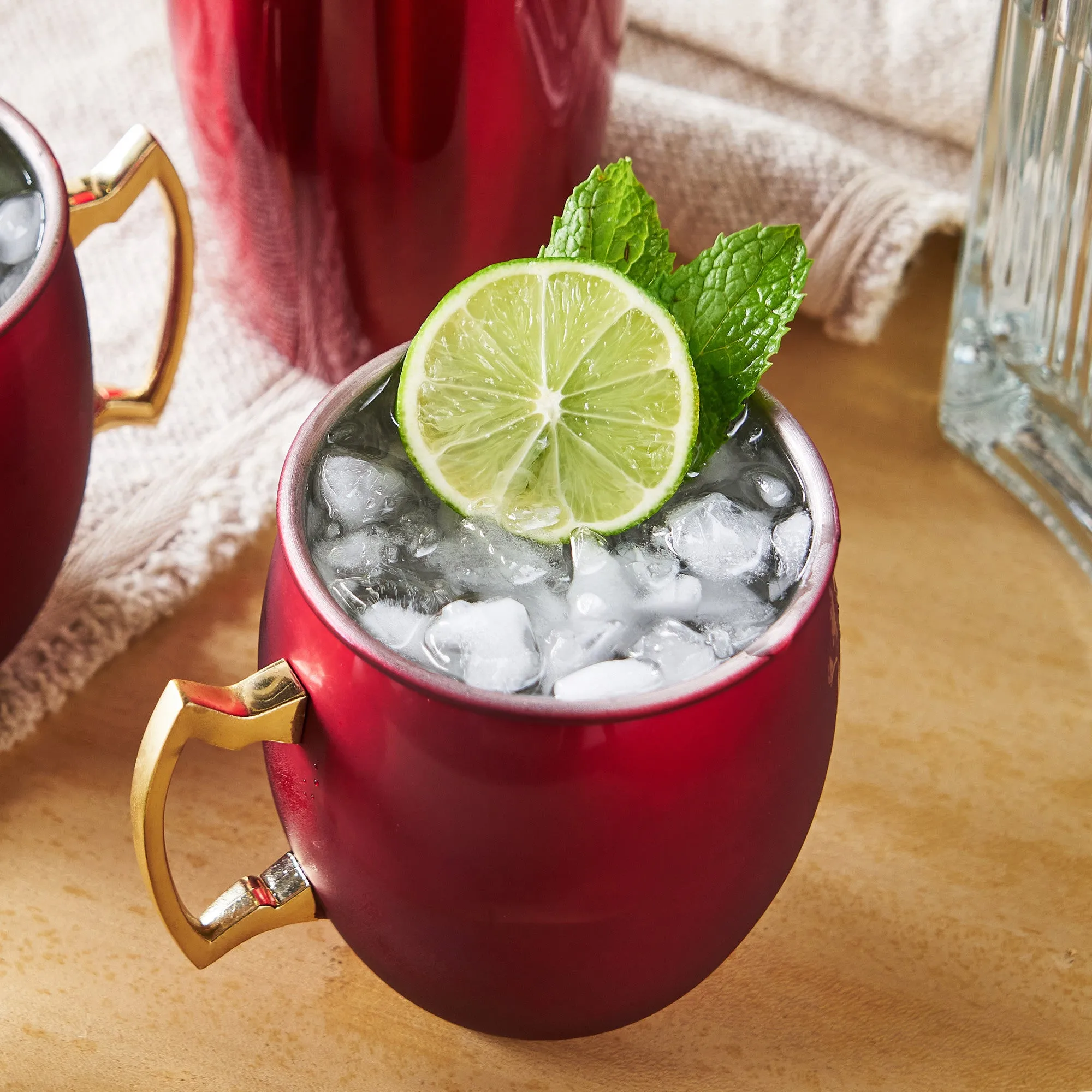 Red moscow mule mug by twine®