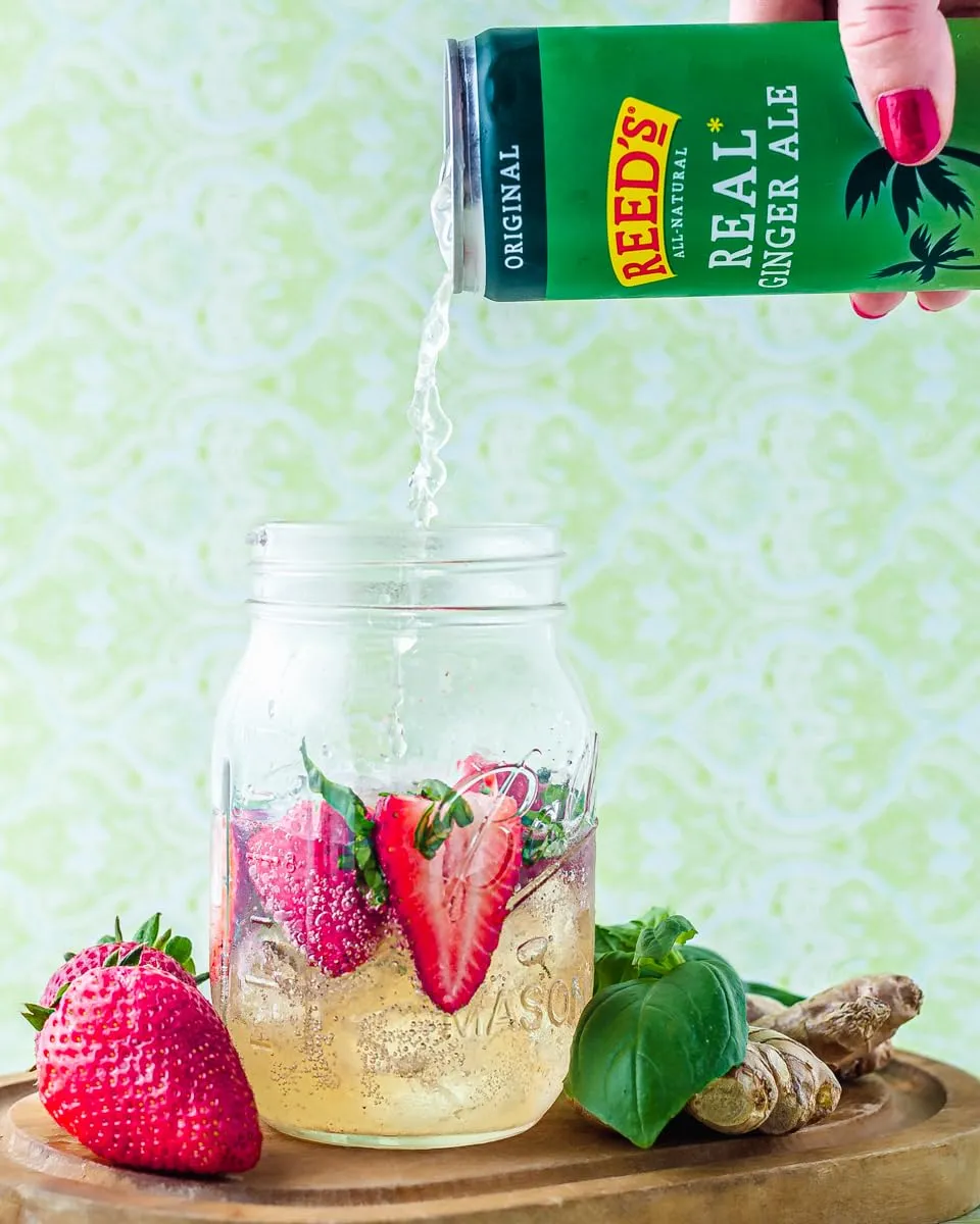 Reed's Real Ginger Ale - Made with Pressed Organic Ginger - Crisp, Classic Taste - 12oz Slim Cans, 24 Pack
