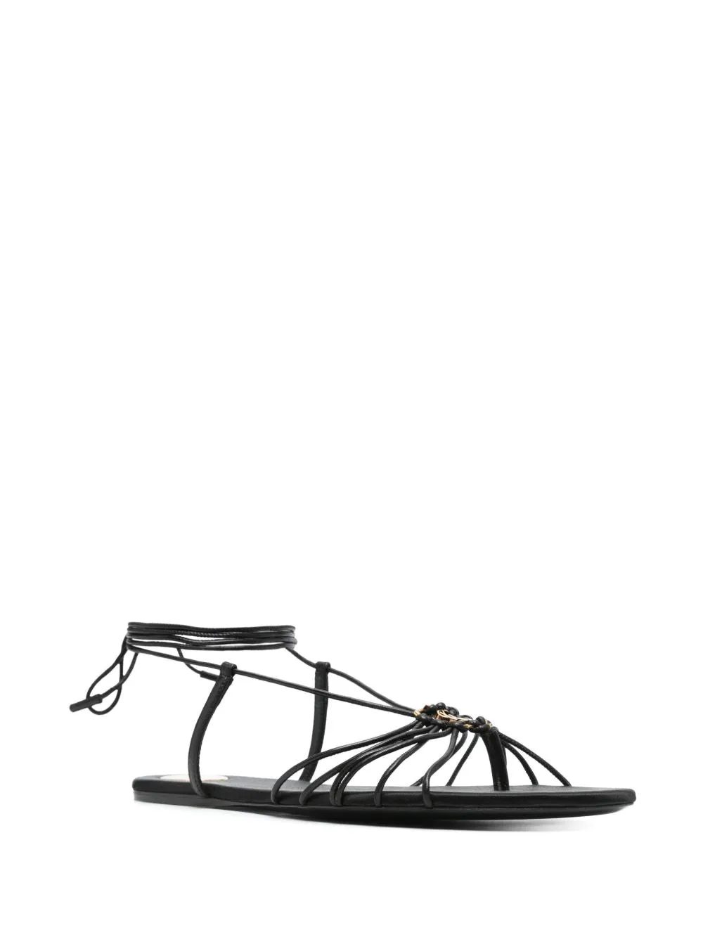 Saint Laurent Babylone Leather Sandals