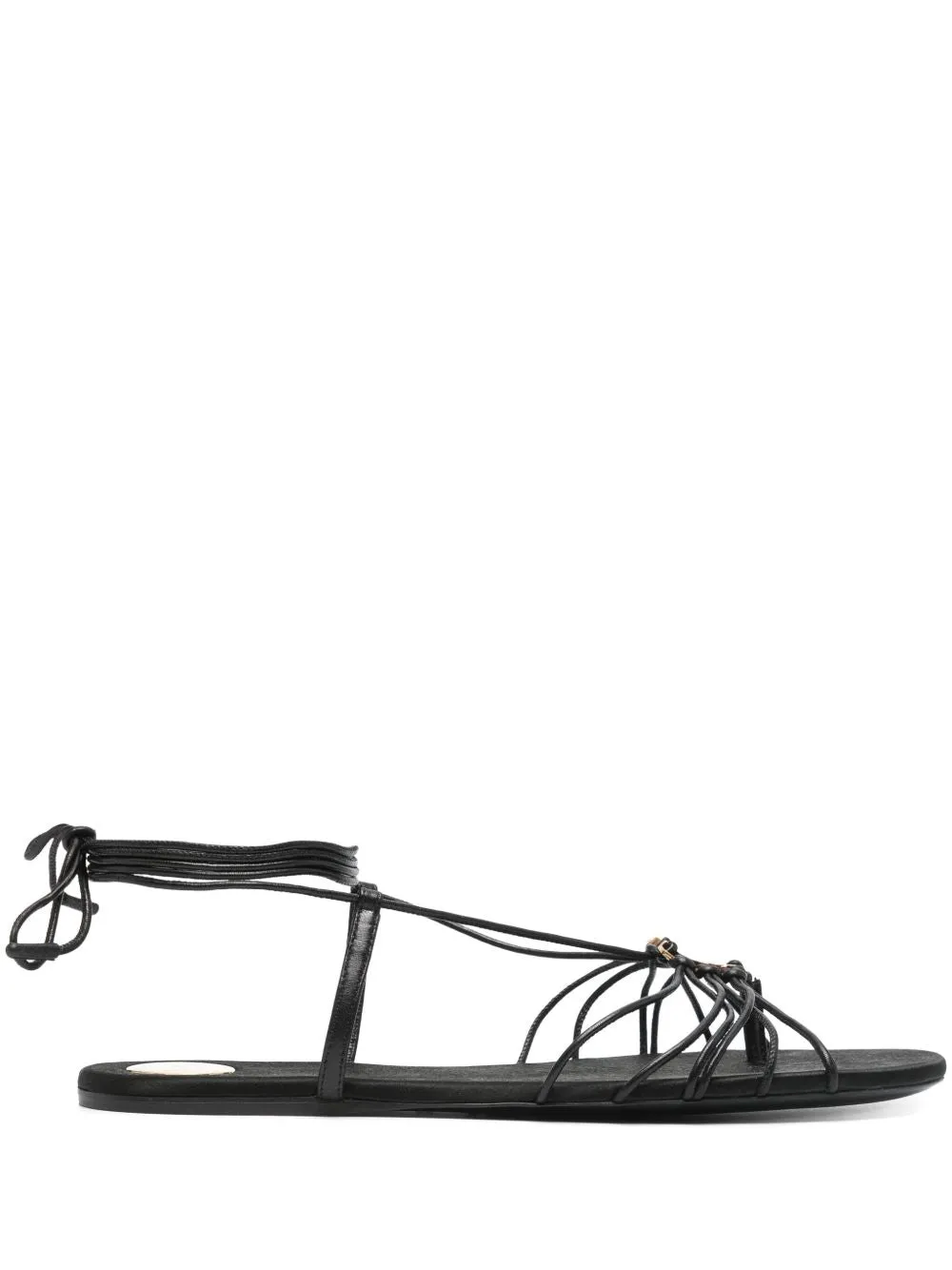 Saint Laurent Babylone Leather Sandals
