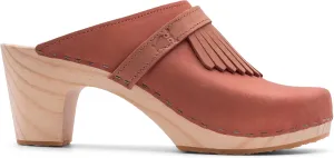 Sandgrens Handmade Swedish Wood Clogs for Women, High Rise Mule | Venice