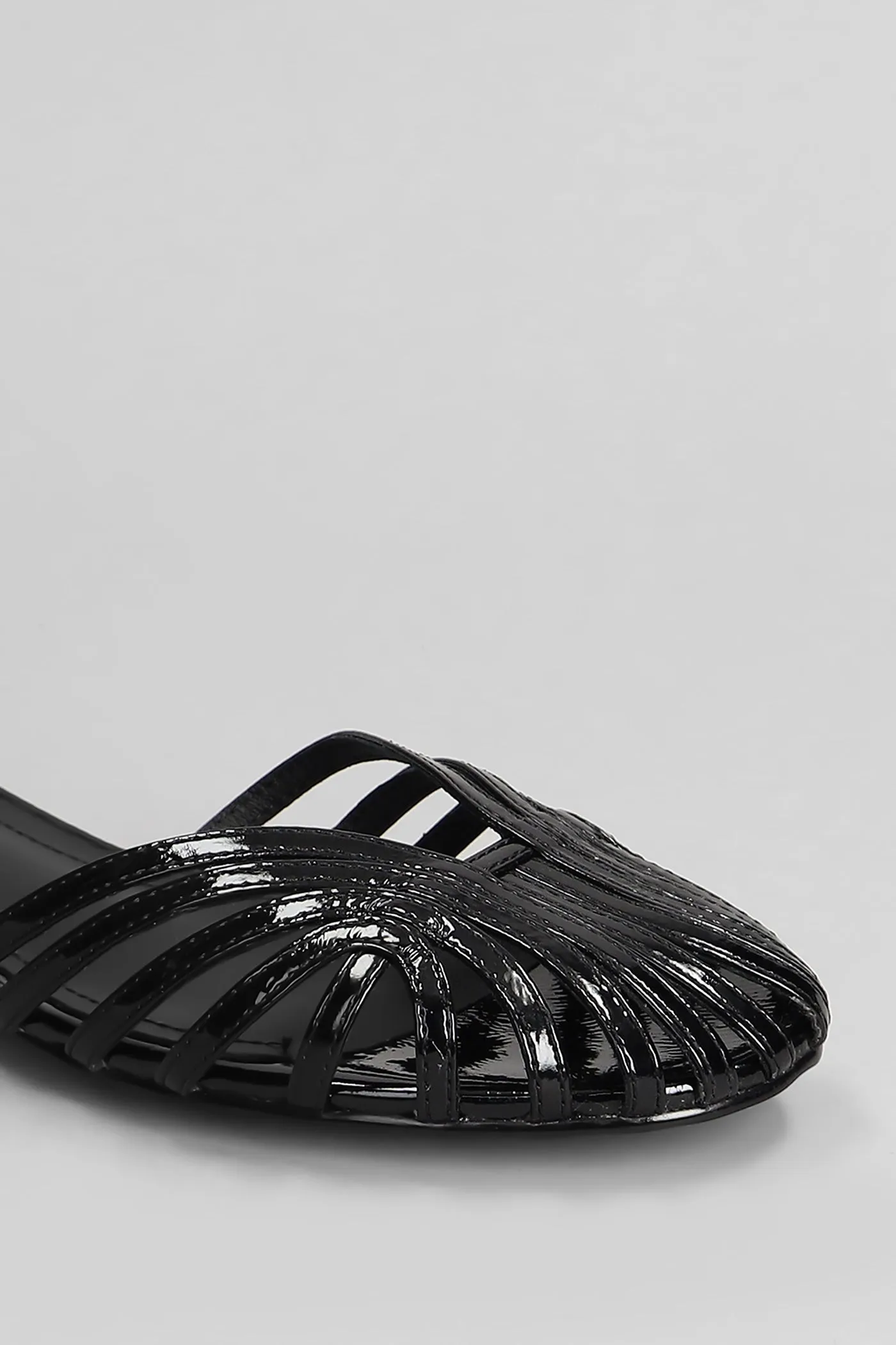 Serabi Flat Ballet flats in black patent leather