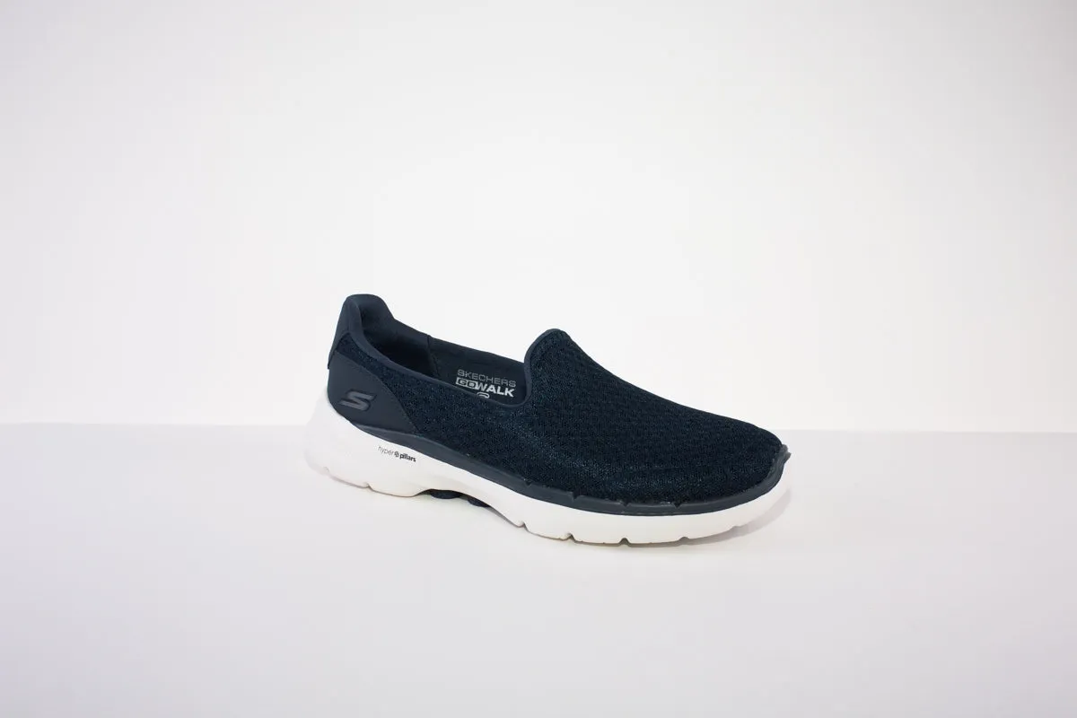 SKECHERS 124508 GOWALK 6-BIG SPLASH SLIP-ON TRAINER - NAVY/WHITE