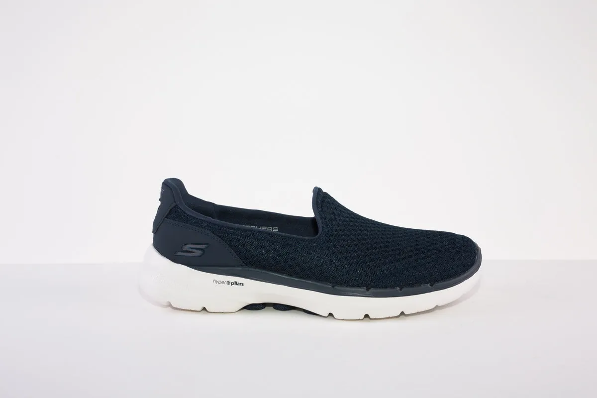 SKECHERS 124508 GOWALK 6-BIG SPLASH SLIP-ON TRAINER - NAVY/WHITE