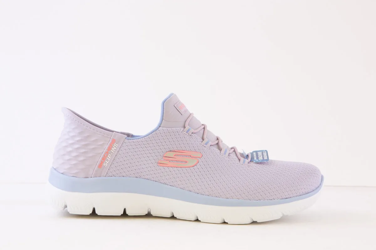 SKECHERS - 150123 SLIP-INS:SUMMITS DIAMOND DREAM-BUNGEE TRAINER - LAVENDER