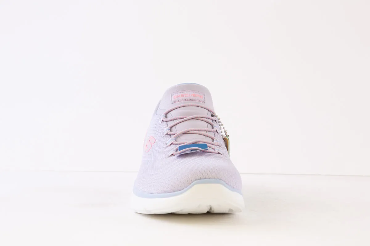 SKECHERS - 150123 SLIP-INS:SUMMITS DIAMOND DREAM-BUNGEE TRAINER - LAVENDER