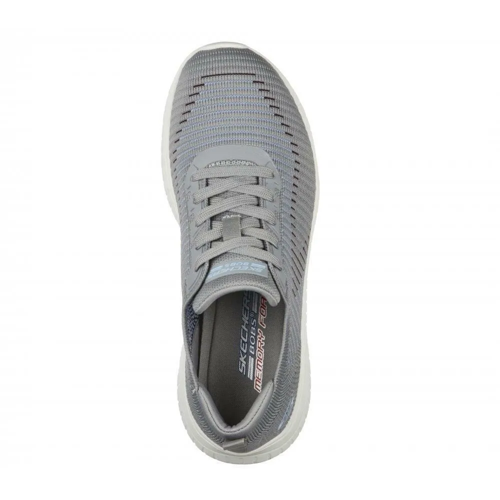 Skechers Ladies Bobs Squad Chaos Renegade Parade Vegan Trainer Shoes 117207/GYMT