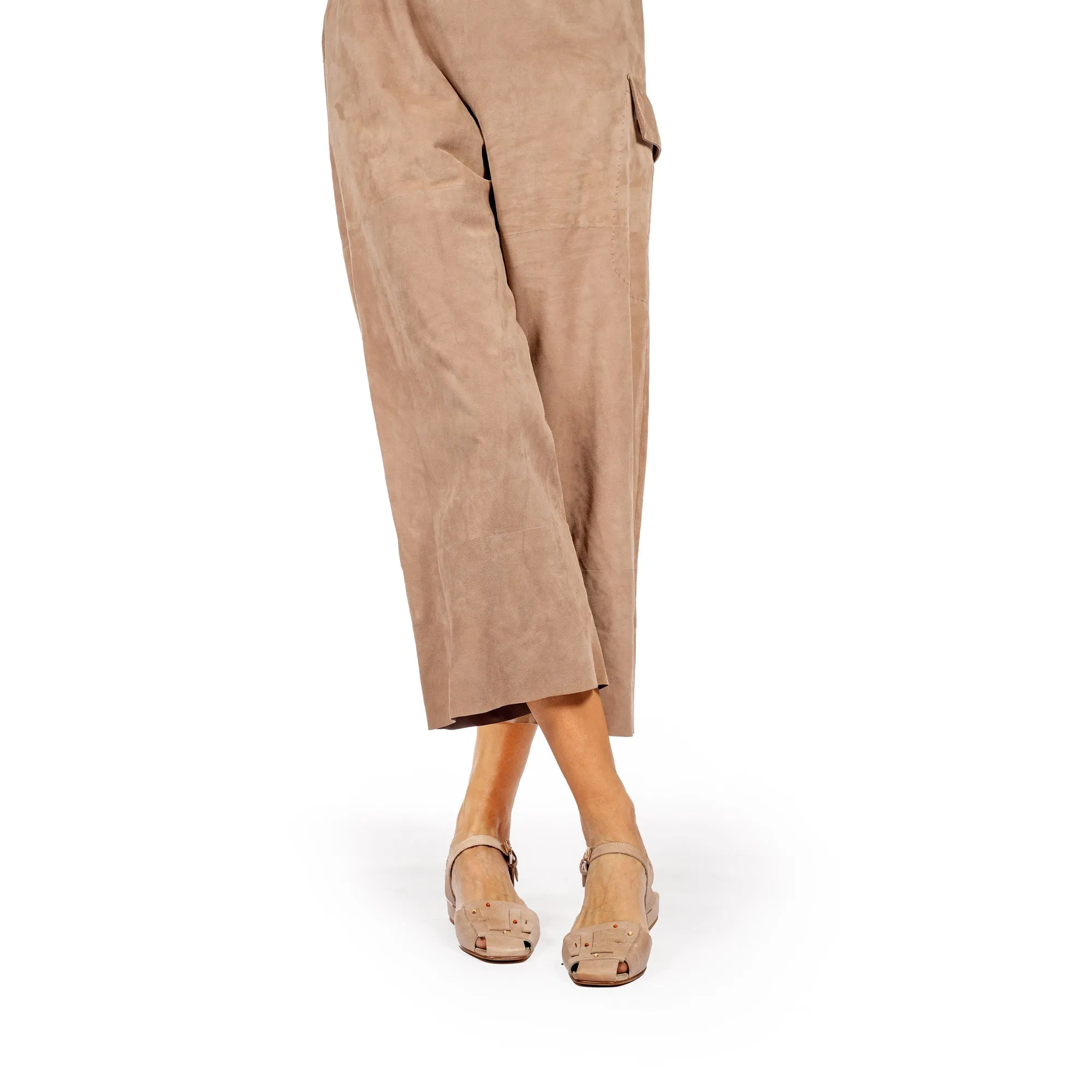 Slingback Buckle Sbiancato