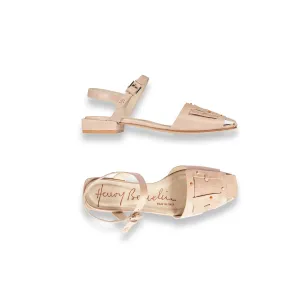 Slingback Buckle Sbiancato
