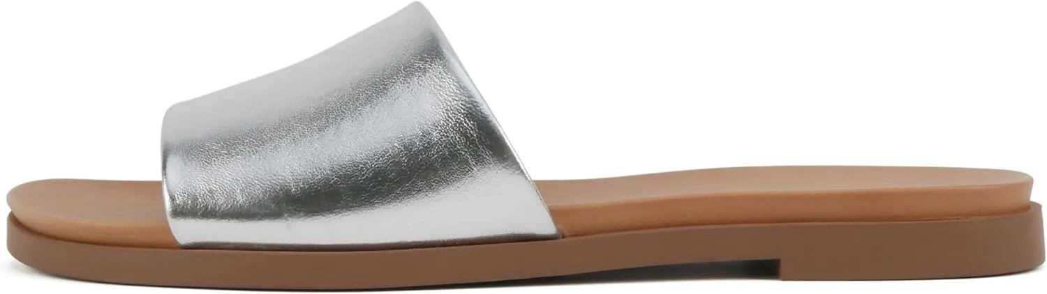 Soda “Board” ~ Women Open Round Toe Single Band Slide Sandal