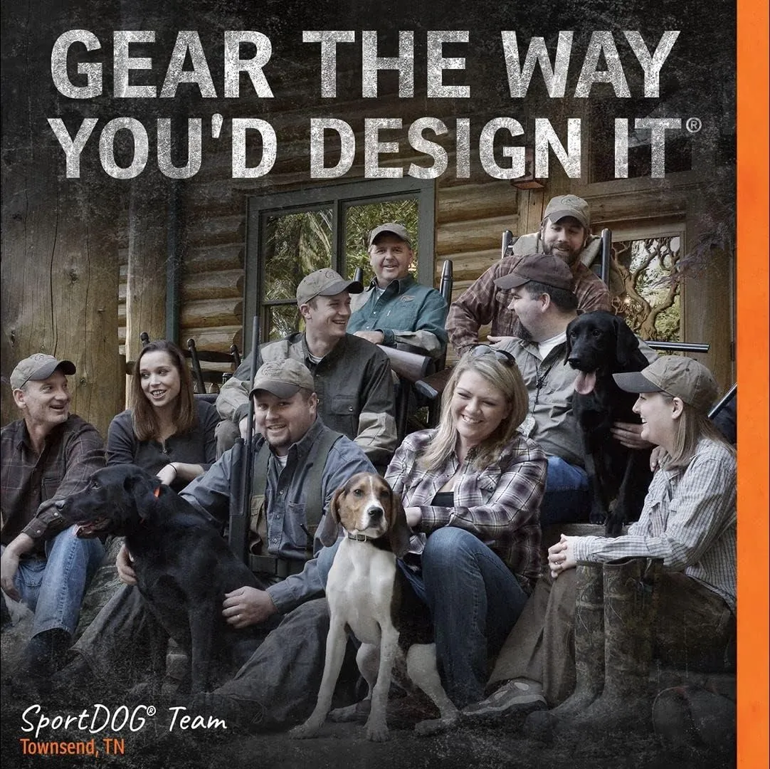 SportDOG Brand 3/4 Inch Collar Straps - Waterproof and Rustproof - Tighlty Spaced Holes for Proper Fit - Reflective Orange